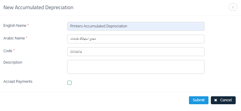 Adding New Account in The Chart of Accounts - Qoyod