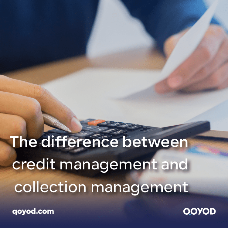 The difference between credit management and collection management