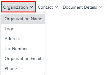 New Document designer settings - Qoyod