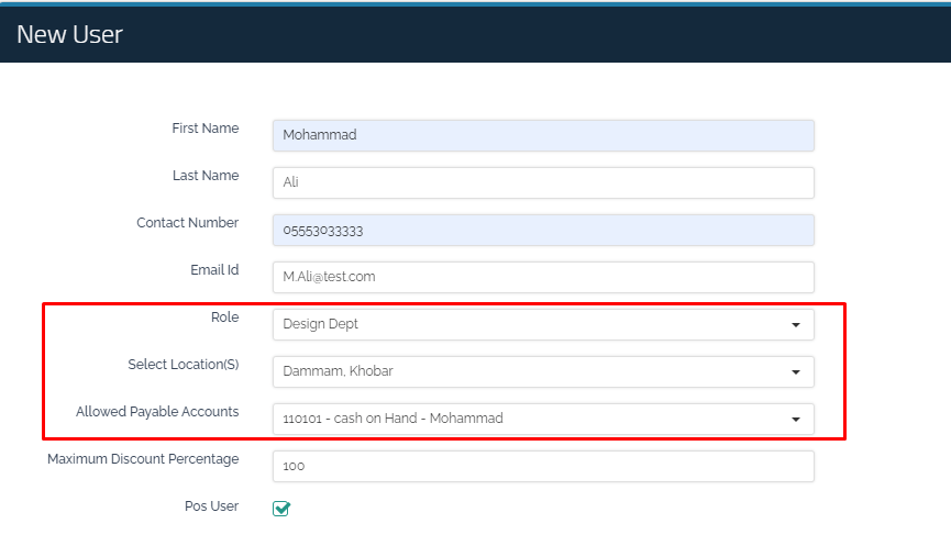 Role Permissions - Qoyod